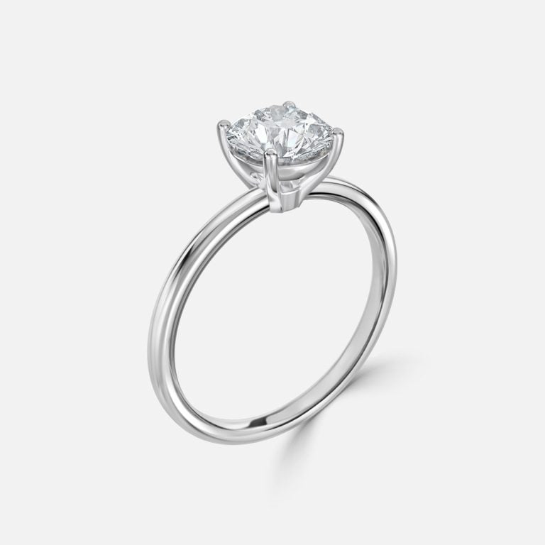 Round Cut Solitaire Engagement Ring