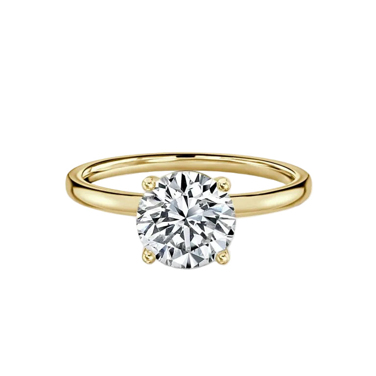 Round Cut Solitaire Engagement Ring