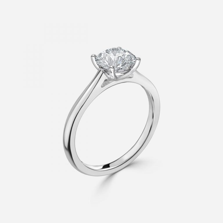 Round Brilliant Cut Diamond Engagement Ring