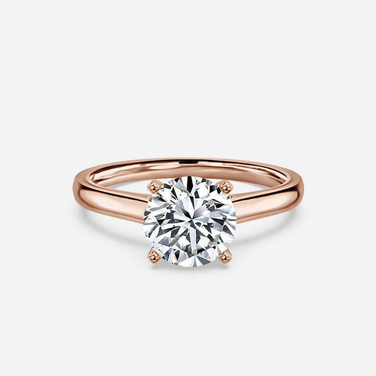 Round Brilliant Cut Diamond Engagement Ring
