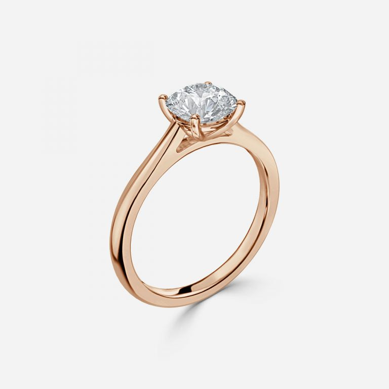 Round Brilliant Cut Diamond Engagement Ring