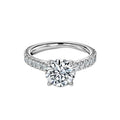 Round Diamond Micro Pave Setting Ring