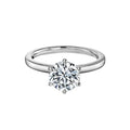 Round Solitaire Engagement Ring