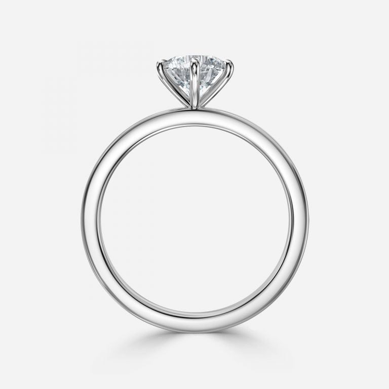 Round Solitaire Engagement Ring