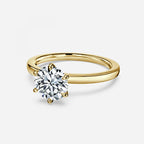 Round Solitaire Engagement Ring