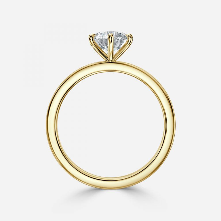 Round Solitaire Engagement Ring
