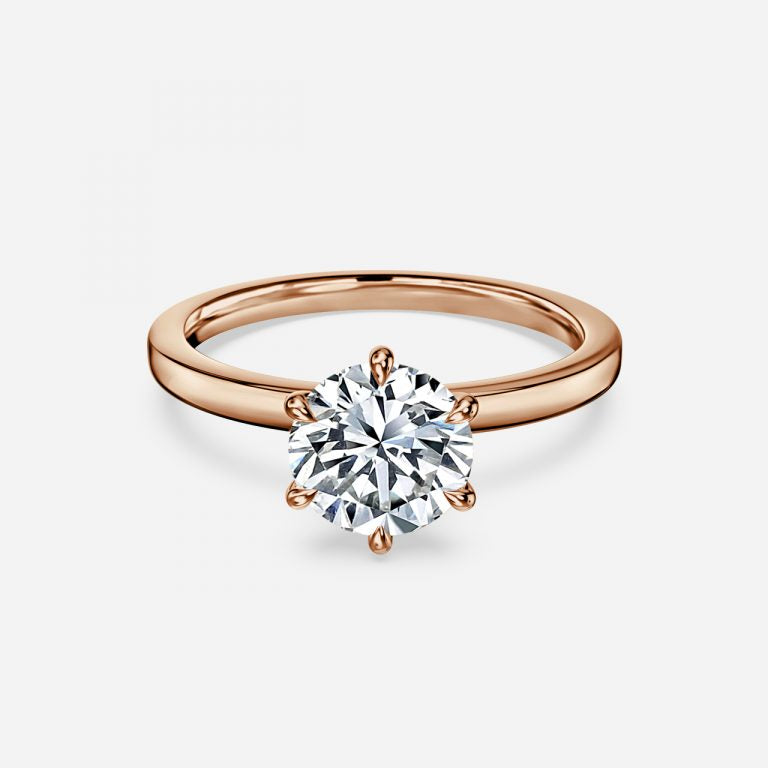 Round Solitaire Engagement Ring