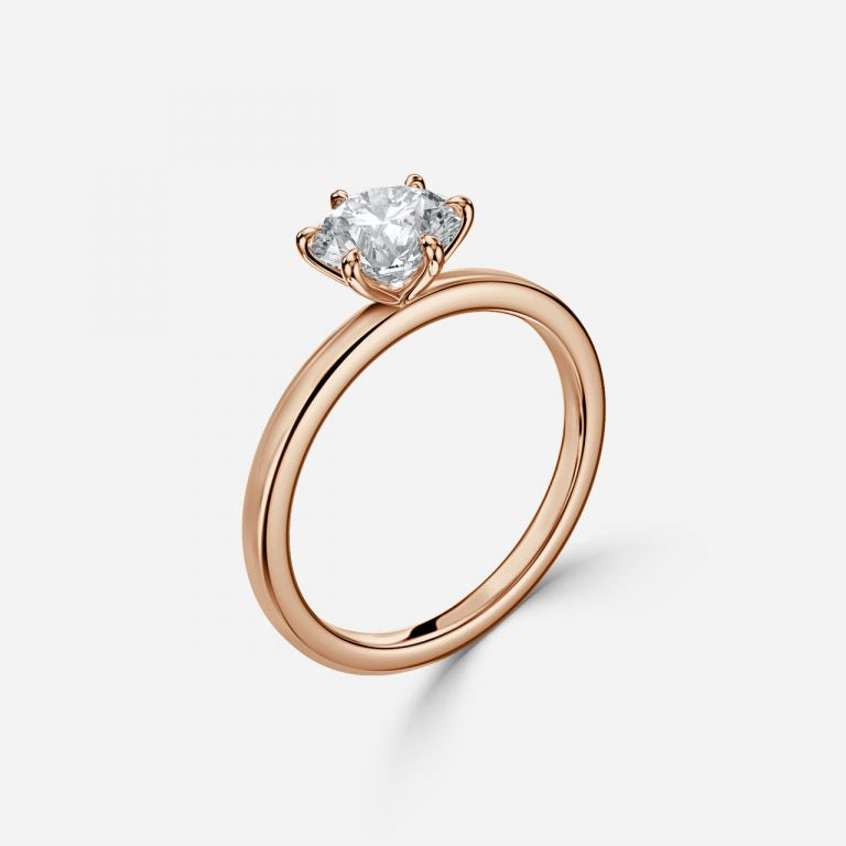 Round Solitaire Engagement Ring