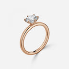 Round Solitaire Engagement Ring