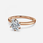 Round Solitaire Engagement Ring