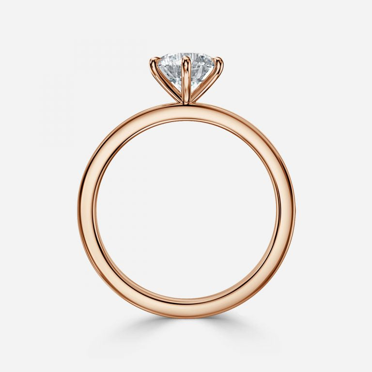 Round Solitaire Engagement Ring