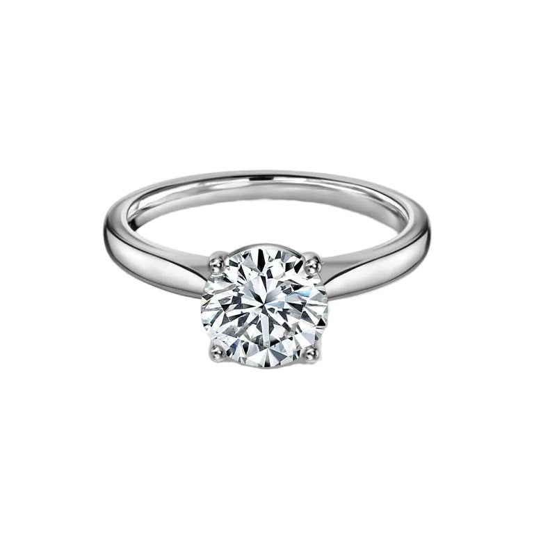 Round Brilliant Cut Solitaire Engagement Ring