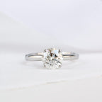 Round Brilliant Cut Solitaire Engagement Ring