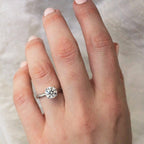 Round Brilliant Cut Solitaire Engagement Ring