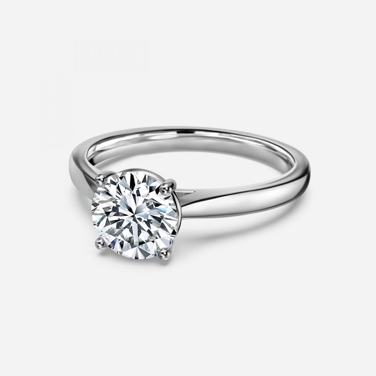 Round Brilliant Cut Solitaire Engagement Ring