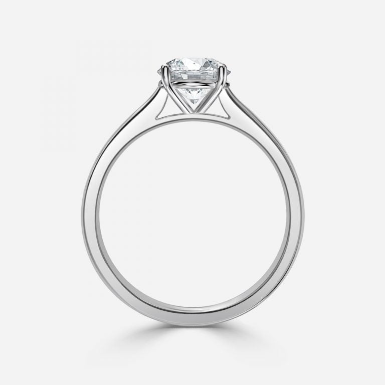 Round Brilliant Cut Solitaire Engagement Ring