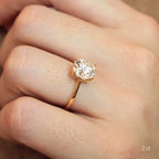 Round Brilliant Cut Solitaire Engagement Ring