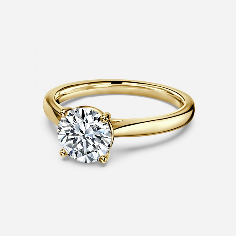 Round Brilliant Cut Solitaire Engagement Ring