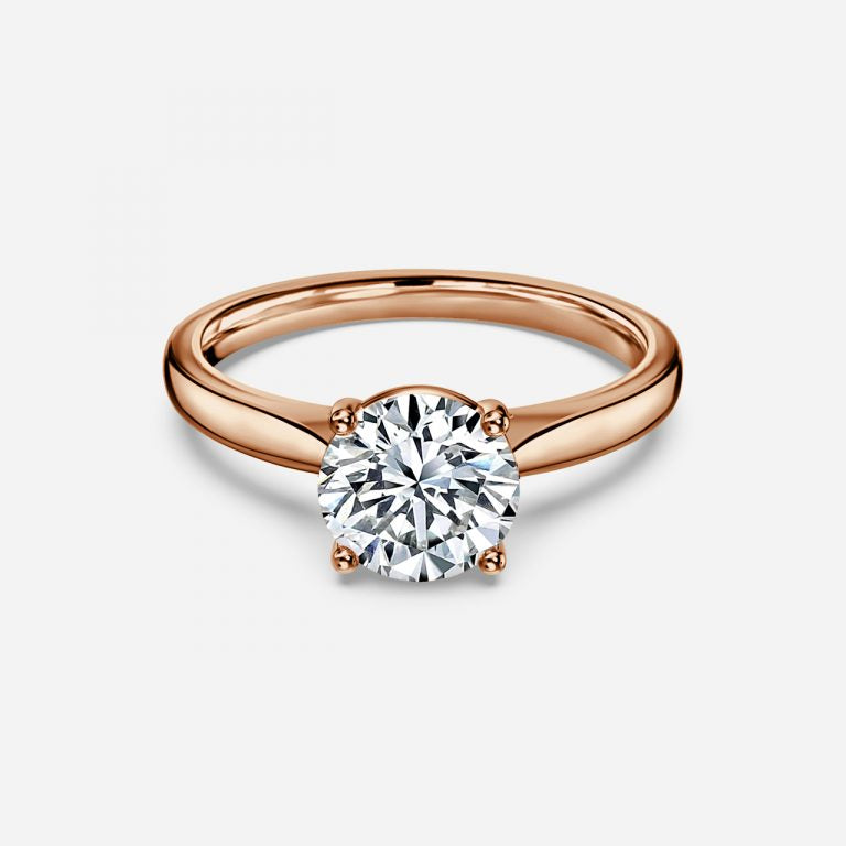 Round Brilliant Cut Solitaire Engagement Ring