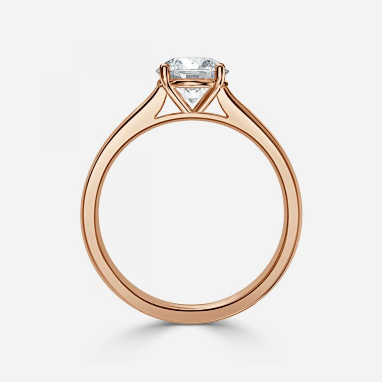 Round Brilliant Cut Solitaire Engagement Ring