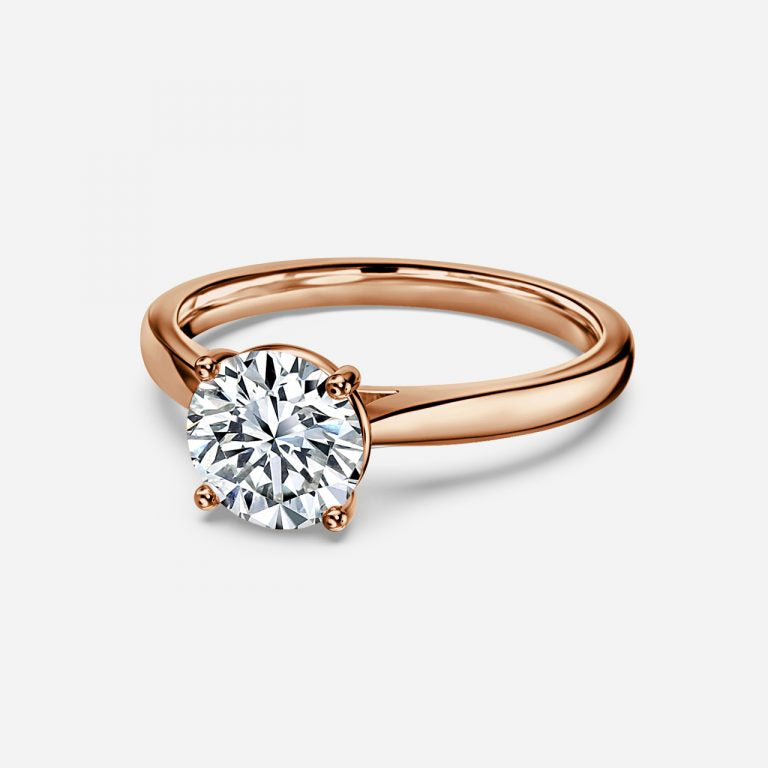 Round Brilliant Cut Solitaire Engagement Ring
