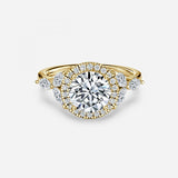 Round & Marquise Diamond Ring