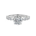 Light and Lustrous Engagement Ring