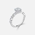 Light and Lustrous Engagement Ring