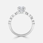 Light and Lustrous Engagement Ring