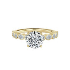 Light and Lustrous Engagement Ring