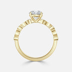 Light and Lustrous Engagement Ring
