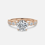 Light and Lustrous Engagement Ring