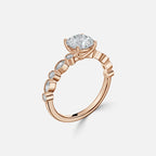 Light and Lustrous Engagement Ring