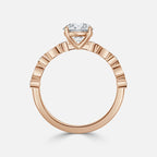 Light and Lustrous Engagement Ring