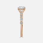 Light and Lustrous Engagement Ring
