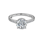 Elegant Round Cut Engagement Ring