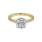 Elegant Round Cut Engagement Ring