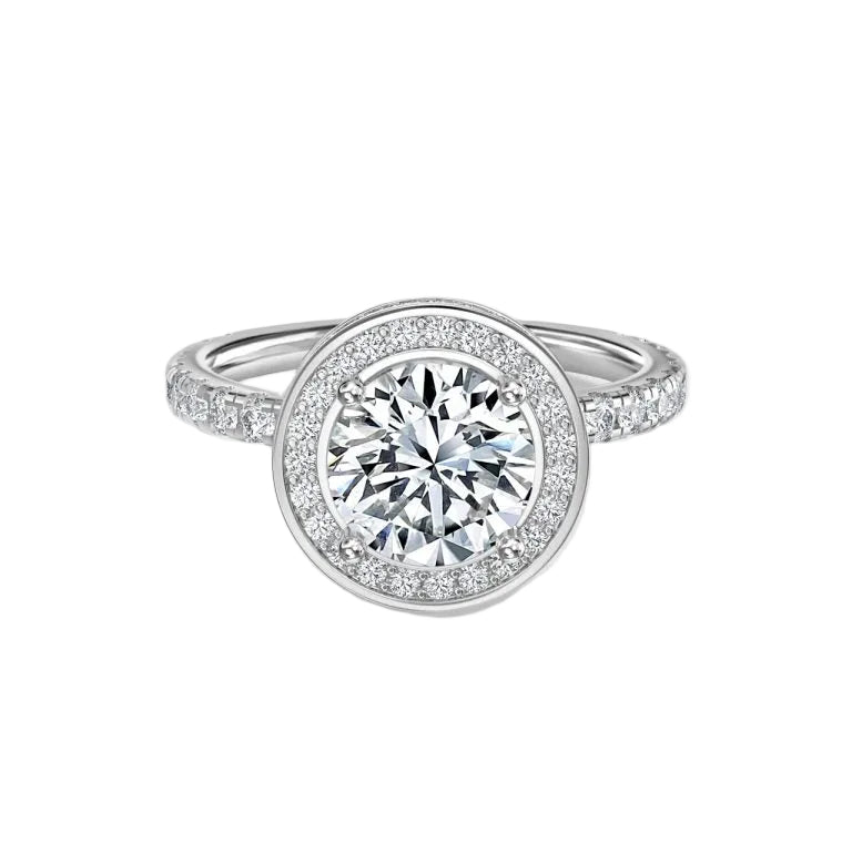 Round Cut Engagement Ring