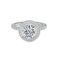 Round Cut Engagement Ring