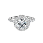 Round Cut Engagement Ring