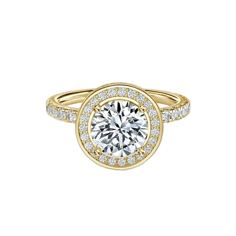 Round Cut Engagement Ring