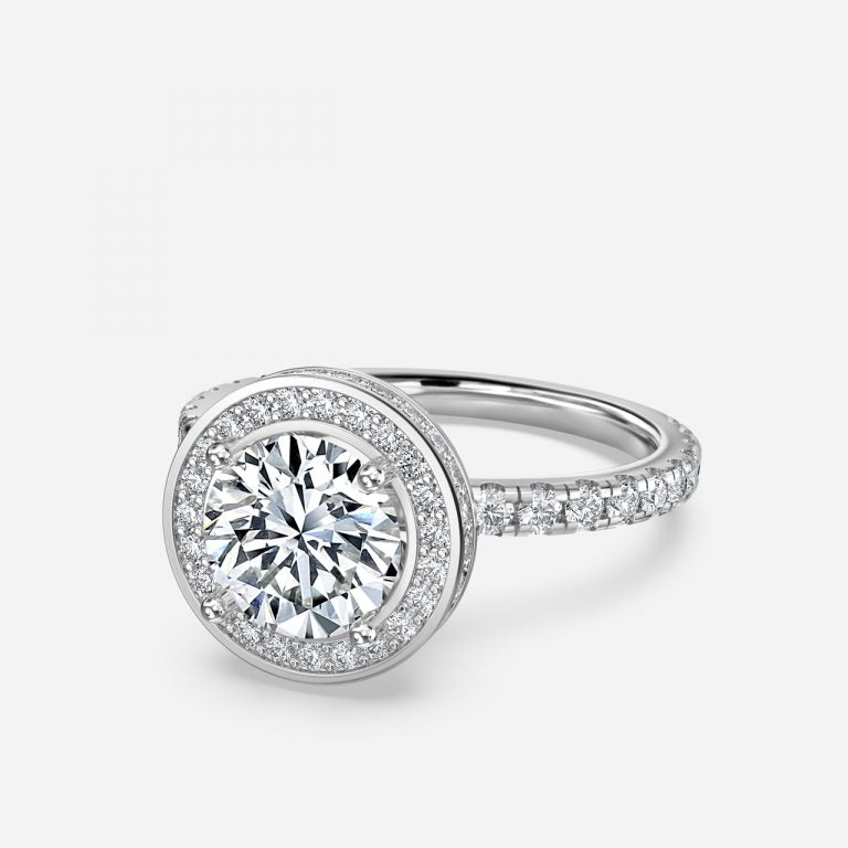 Round Cut Engagement Ring