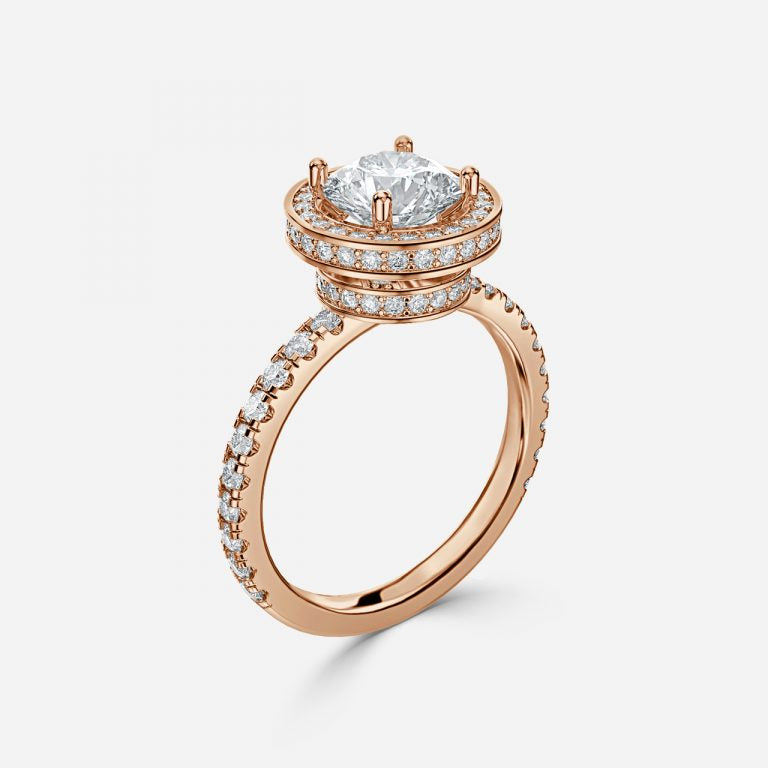Round Cut Engagement Ring
