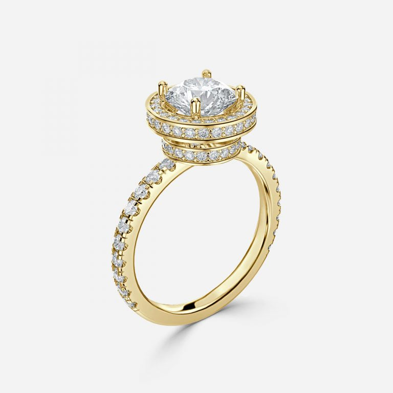 Round Cut Engagement Ring