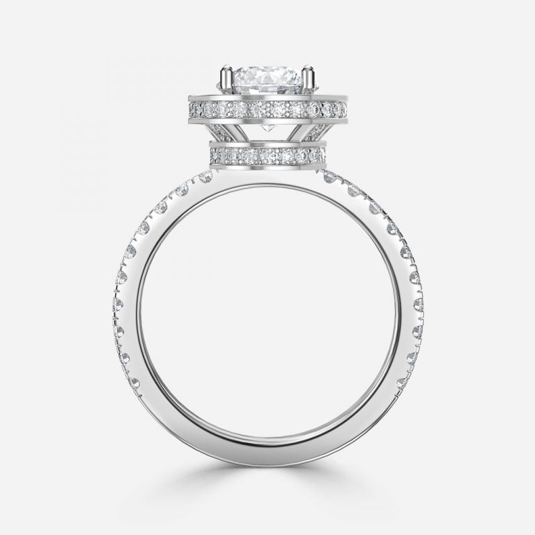 Round Cut Engagement Ring