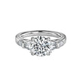 Round Cut Distinct and Elegant Engagement Ring