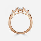 Round Cut Distinct and Elegant Engagement Ring