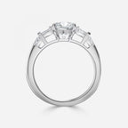 Round Cut Distinct and Elegant Engagement Ring