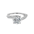 Round Engagement Ring
