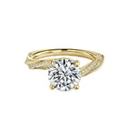 Round Engagement Ring